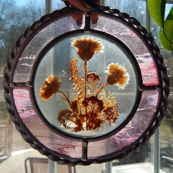 Other - Pressed flowers sun catcher